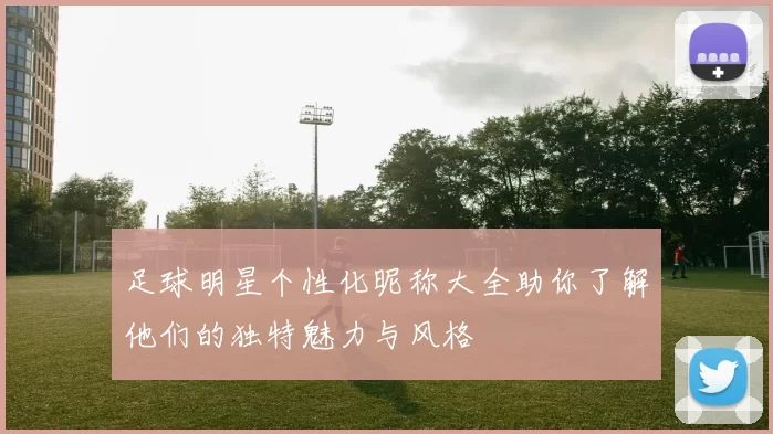 足球明星个性化昵称大全助你了解他们的独特魅力与风格