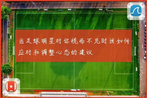 当足球明星对你视而不见时该如何应对和调整心态的建议