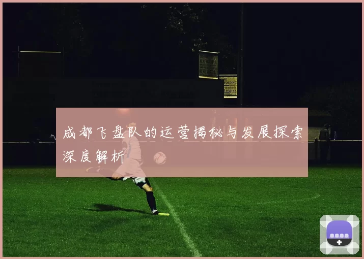 成都飞盘队的运营揭秘与发展探索深度解析
