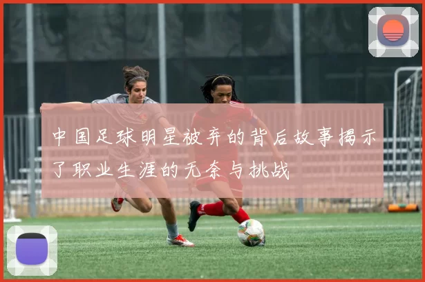 中国足球明星被弃的背后故事揭示了职业生涯的无奈与挑战