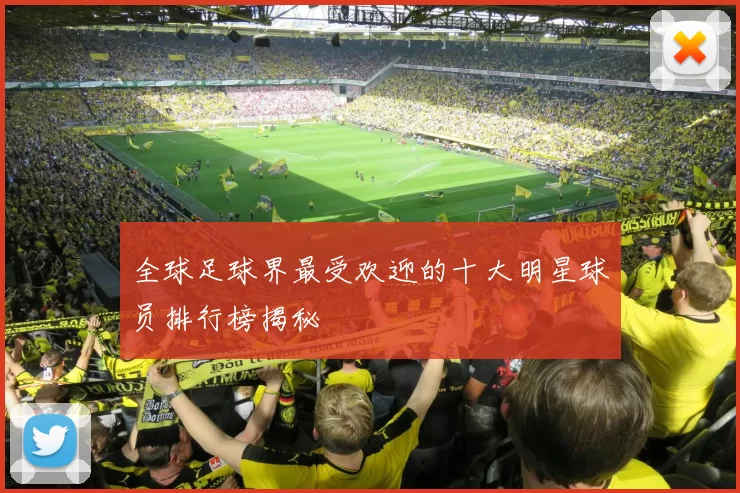 全球足球界最受欢迎的十大明星球员排行榜揭秘
